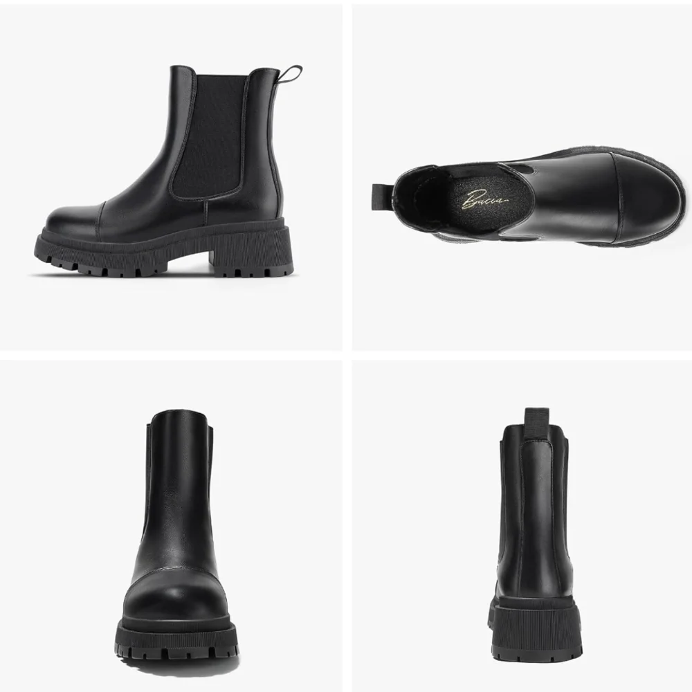 Bacia Chelsea Black Ankle Boots - Picture 3 of 9